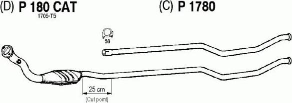 Fenno P180CAT - Katalizators www.autospares.lv