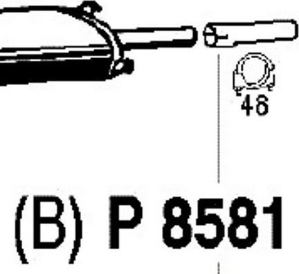 Fenno P8581 - Izplūdes caurule www.autospares.lv