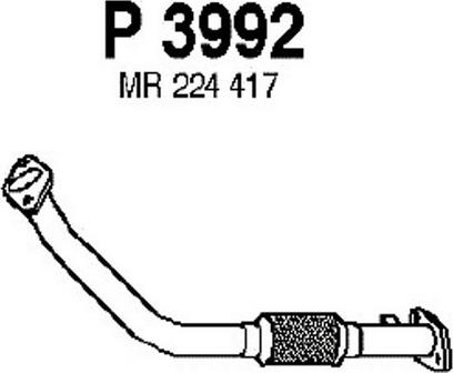 Fenno P3992 - Izplūdes caurule autospares.lv