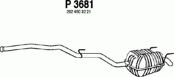 Fenno P3681 - End Silencer www.autospares.lv