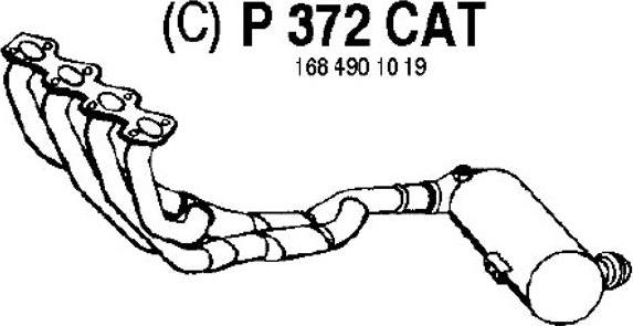 Fenno P372CAT - Katalizators www.autospares.lv