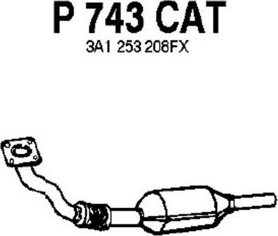 Fenno P743CAT - Katalizators www.autospares.lv