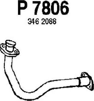 Fenno P7806 - Izplūdes caurule www.autospares.lv