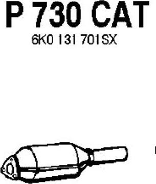 Fenno P730CAT - Katalizators www.autospares.lv