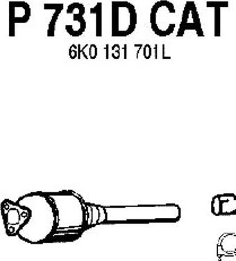 Fenno P731DCAT - Katalizators www.autospares.lv