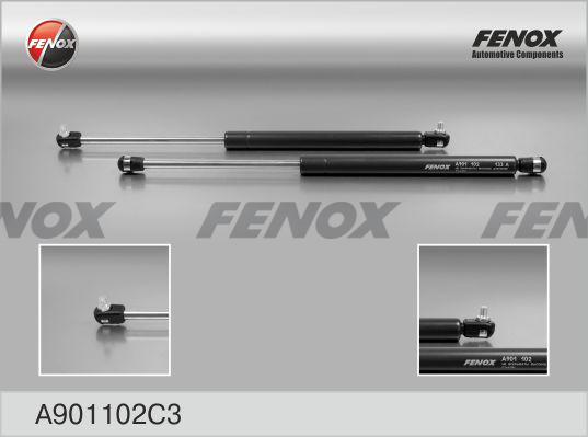 Fenox A901102C3 - Gāzes atspere, Bagāžas / Kravas nodalījuma vāks www.autospares.lv