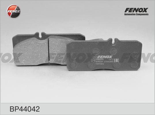 Fenox BP44042 - Brake Pad Set, disc brake www.autospares.lv