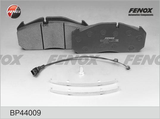 Fenox BP44009 - Тормозные колодки, дисковые, комплект www.autospares.lv