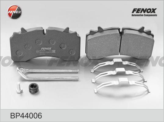 Fenox BP44006 - Bremžu uzliku kompl., Disku bremzes www.autospares.lv