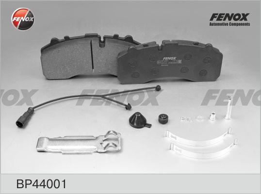 Fenox BP44001 - Brake Pad Set, disc brake www.autospares.lv