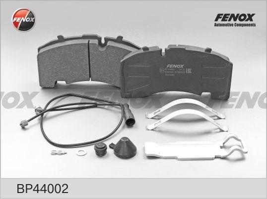 Fenox BP44002 - Bremžu uzliku kompl., Disku bremzes www.autospares.lv