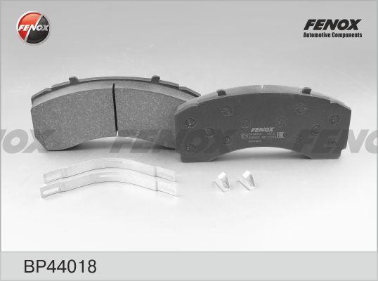 Fenox BP44018 - Тормозные колодки, дисковые, комплект www.autospares.lv