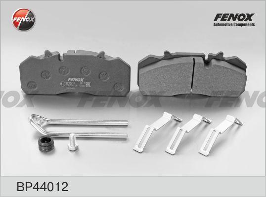 Fenox BP44012 - Bremžu uzliku kompl., Disku bremzes www.autospares.lv