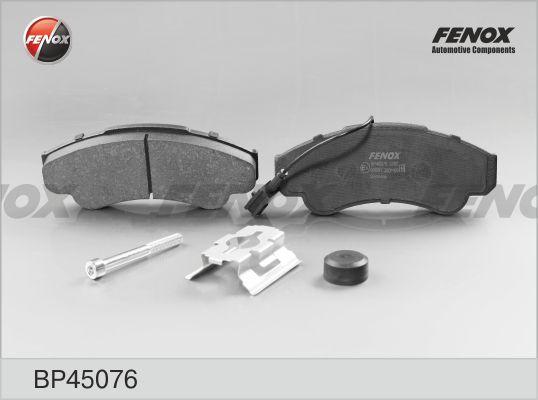 Fenox BP45076 - Тормозные колодки, дисковые, комплект www.autospares.lv