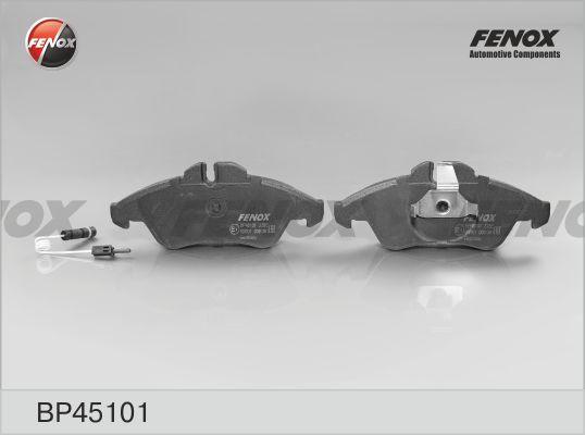 Fenox BP45101 - Тормозные колодки, дисковые, комплект www.autospares.lv