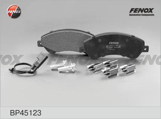 Fenox BP45123 - Bremžu uzliku kompl., Disku bremzes www.autospares.lv