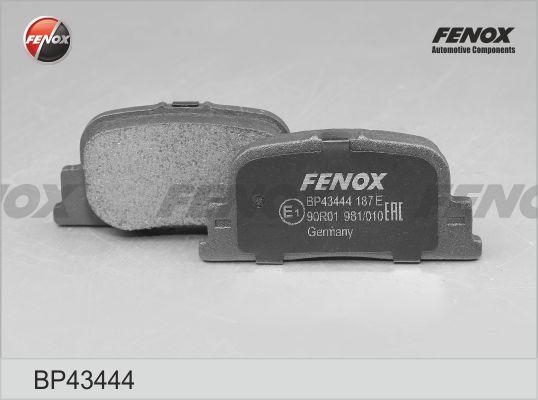 Fenox BP43444 - Bremžu uzliku kompl., Disku bremzes autospares.lv