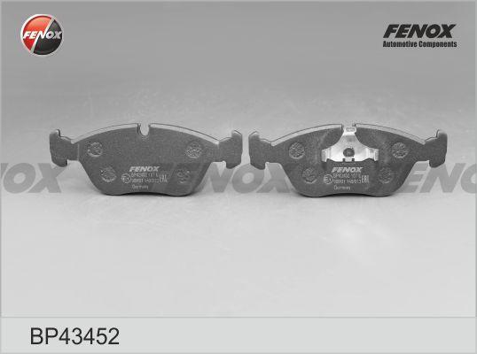 Fenox BP43452 - Brake Pad Set, disc brake www.autospares.lv