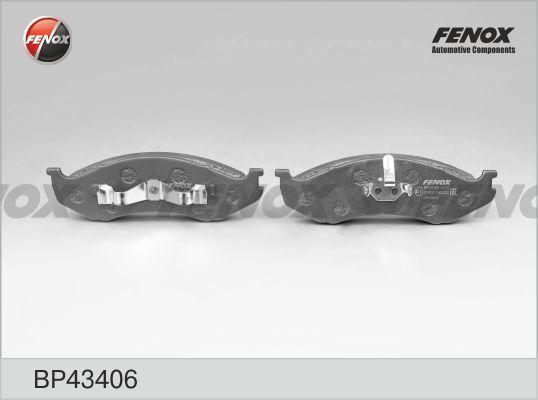 Fenox BP43406 - Bremžu uzliku kompl., Disku bremzes www.autospares.lv