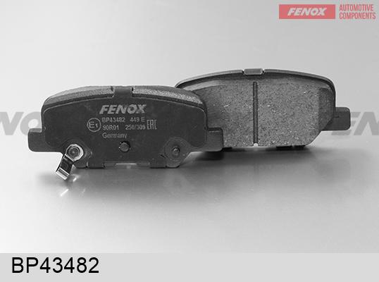 Fenox BP43482 - Bremžu uzliku kompl., Disku bremzes www.autospares.lv