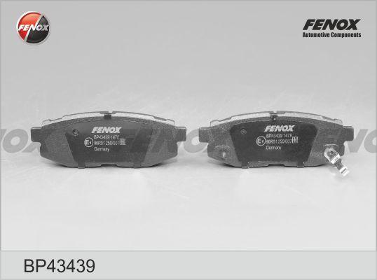 Fenox BP43439 - Bremžu uzliku kompl., Disku bremzes www.autospares.lv