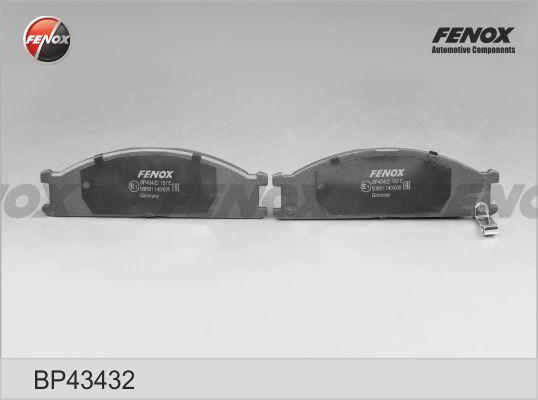 Fenox BP43432 - Bremžu uzliku kompl., Disku bremzes www.autospares.lv