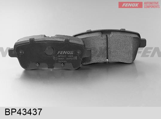 Fenox BP43437 - Bremžu uzliku kompl., Disku bremzes autospares.lv