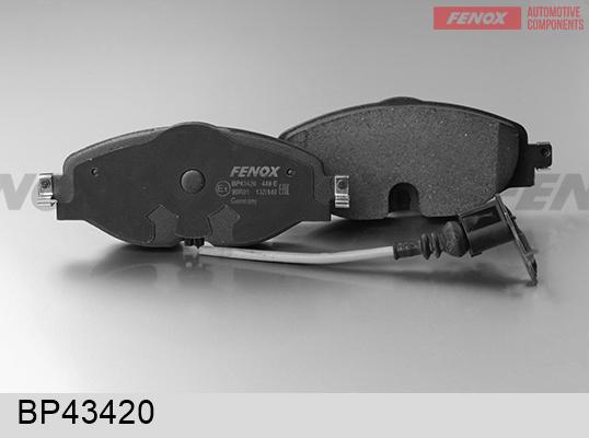 Fenox BP43420 - Bremžu uzliku kompl., Disku bremzes autospares.lv