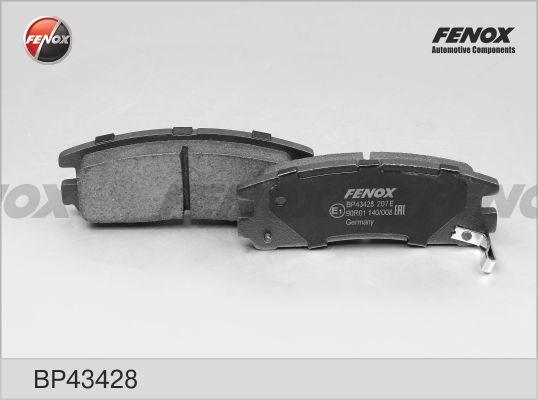 Fenox BP43428 - Bremžu uzliku kompl., Disku bremzes autospares.lv