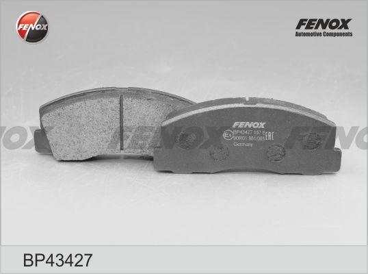 Fenox BP43427 - Bremžu uzliku kompl., Disku bremzes www.autospares.lv