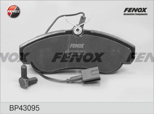 Fenox BP43095 - Brake Pad Set, disc brake www.autospares.lv