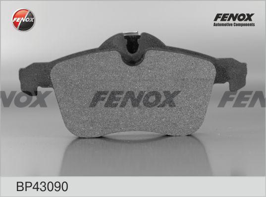 Fenox BP43090 - Тормозные колодки, дисковые, комплект www.autospares.lv