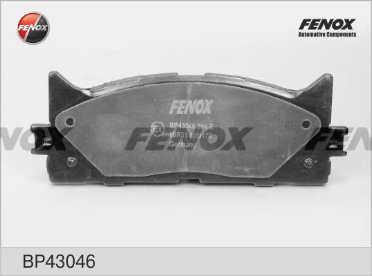 Fenox BP43046 - Bremžu uzliku kompl., Disku bremzes www.autospares.lv