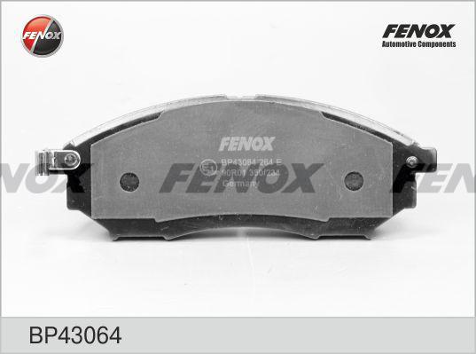 Fenox BP43064 - Bremžu uzliku kompl., Disku bremzes www.autospares.lv