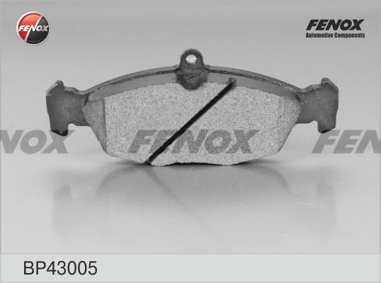 Fenox BP43005 - Тормозные колодки, дисковые, комплект www.autospares.lv