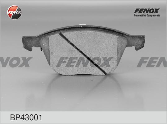 Fenox BP43001 - Тормозные колодки, дисковые, комплект www.autospares.lv