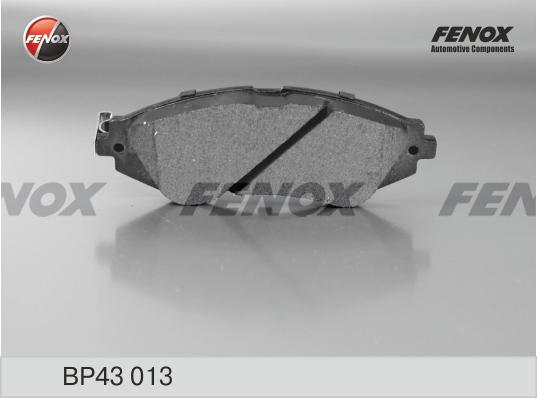 Fenox BP43013 - Тормозные колодки, дисковые, комплект www.autospares.lv