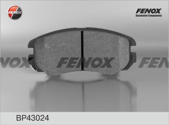 Fenox BP43024 - Тормозные колодки, дисковые, комплект www.autospares.lv