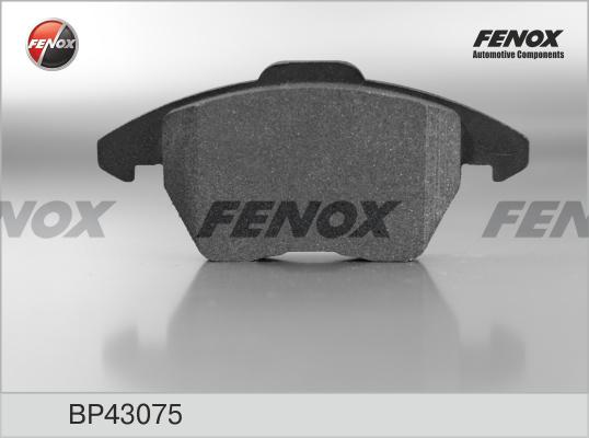 Fenox BP43075 - Тормозные колодки, дисковые, комплект www.autospares.lv