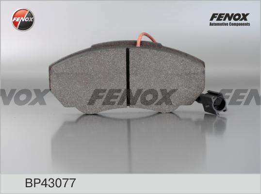 Fenox BP43077 - Тормозные колодки, дисковые, комплект www.autospares.lv