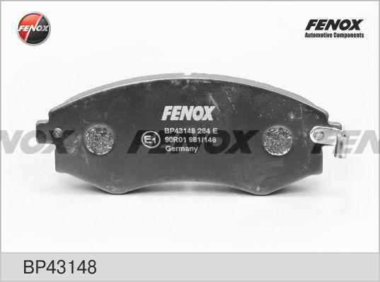 Fenox BP43148 - Bremžu uzliku kompl., Disku bremzes www.autospares.lv