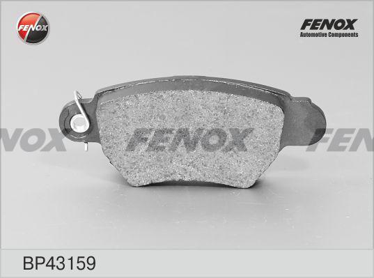 Fenox BP43159 - Тормозные колодки, дисковые, комплект www.autospares.lv