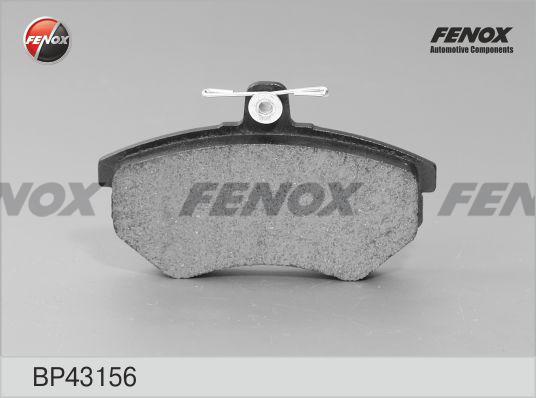 Fenox BP43156 - Тормозные колодки, дисковые, комплект www.autospares.lv