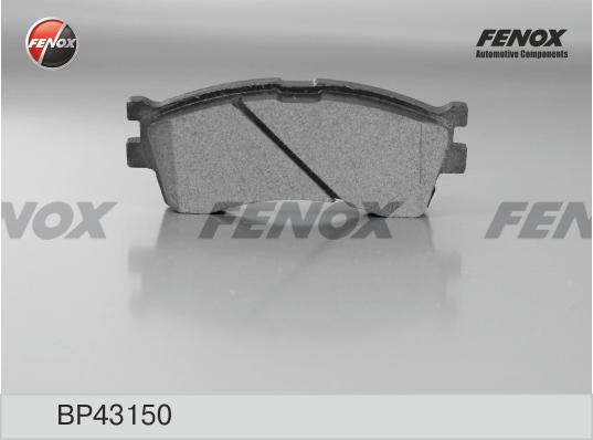 Fenox BP43150 - Тормозные колодки, дисковые, комплект www.autospares.lv