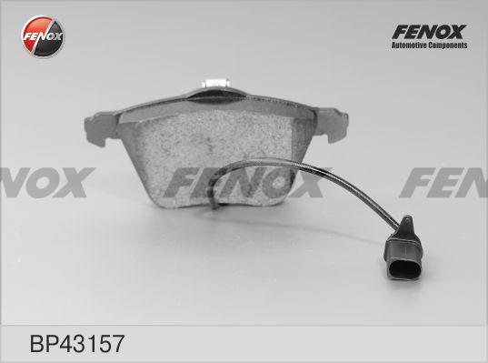 Fenox BP43157 - Тормозные колодки, дисковые, комплект www.autospares.lv