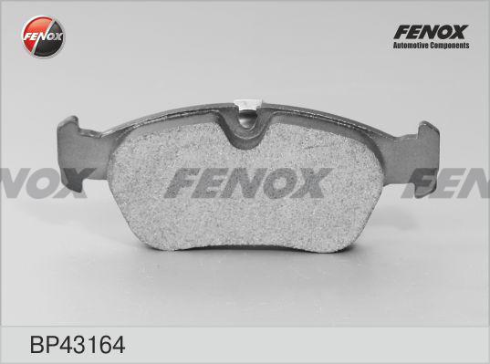 Fenox BP43164 - Тормозные колодки, дисковые, комплект www.autospares.lv