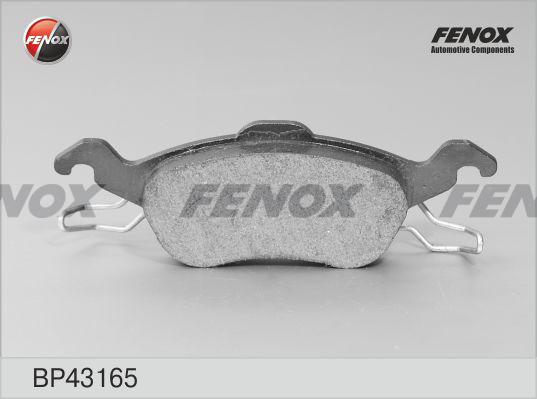 Fenox BP43165 - Bremžu uzliku kompl., Disku bremzes www.autospares.lv