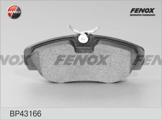 Fenox BP43166 - Bremžu uzliku kompl., Disku bremzes autospares.lv