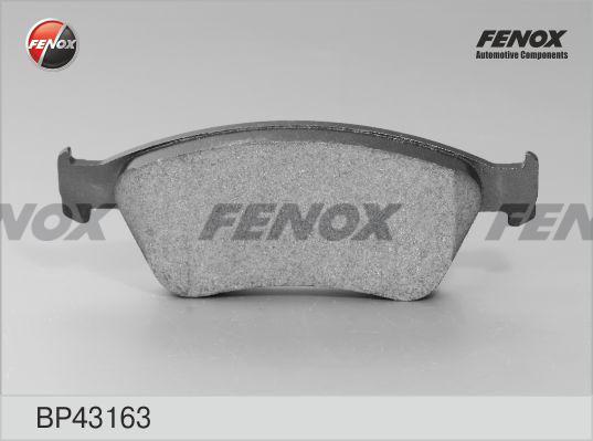 Fenox BP43163 - Bremžu uzliku kompl., Disku bremzes autospares.lv