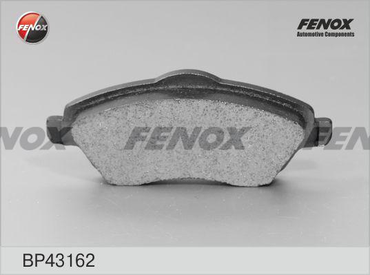 Fenox BP43162 - Тормозные колодки, дисковые, комплект www.autospares.lv